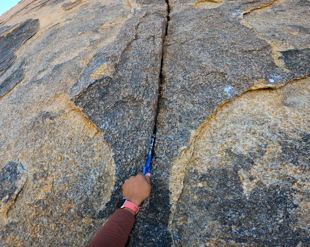 trad climbing Alabama hills